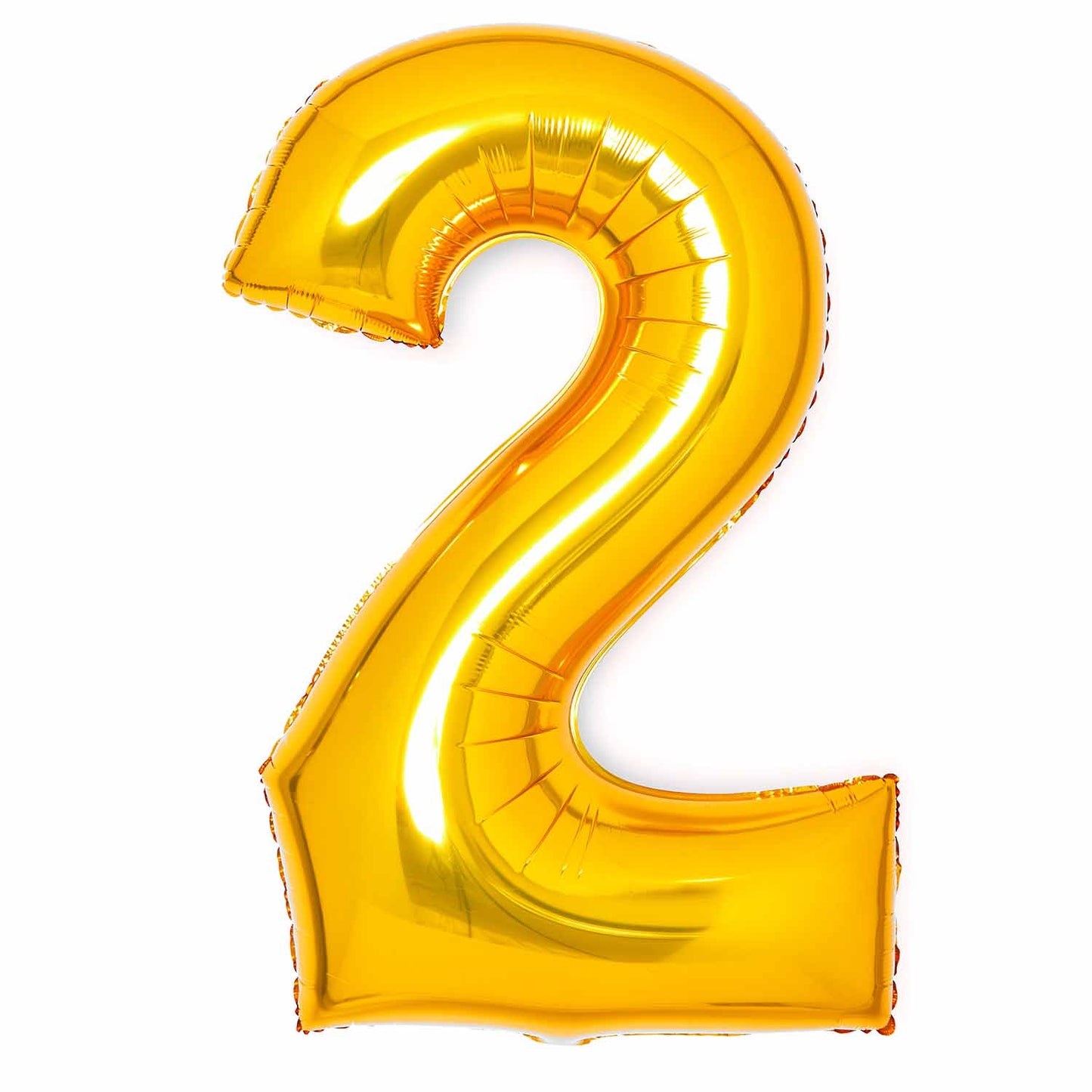 Gold Foil Number 2 Balloon - 34" Foil