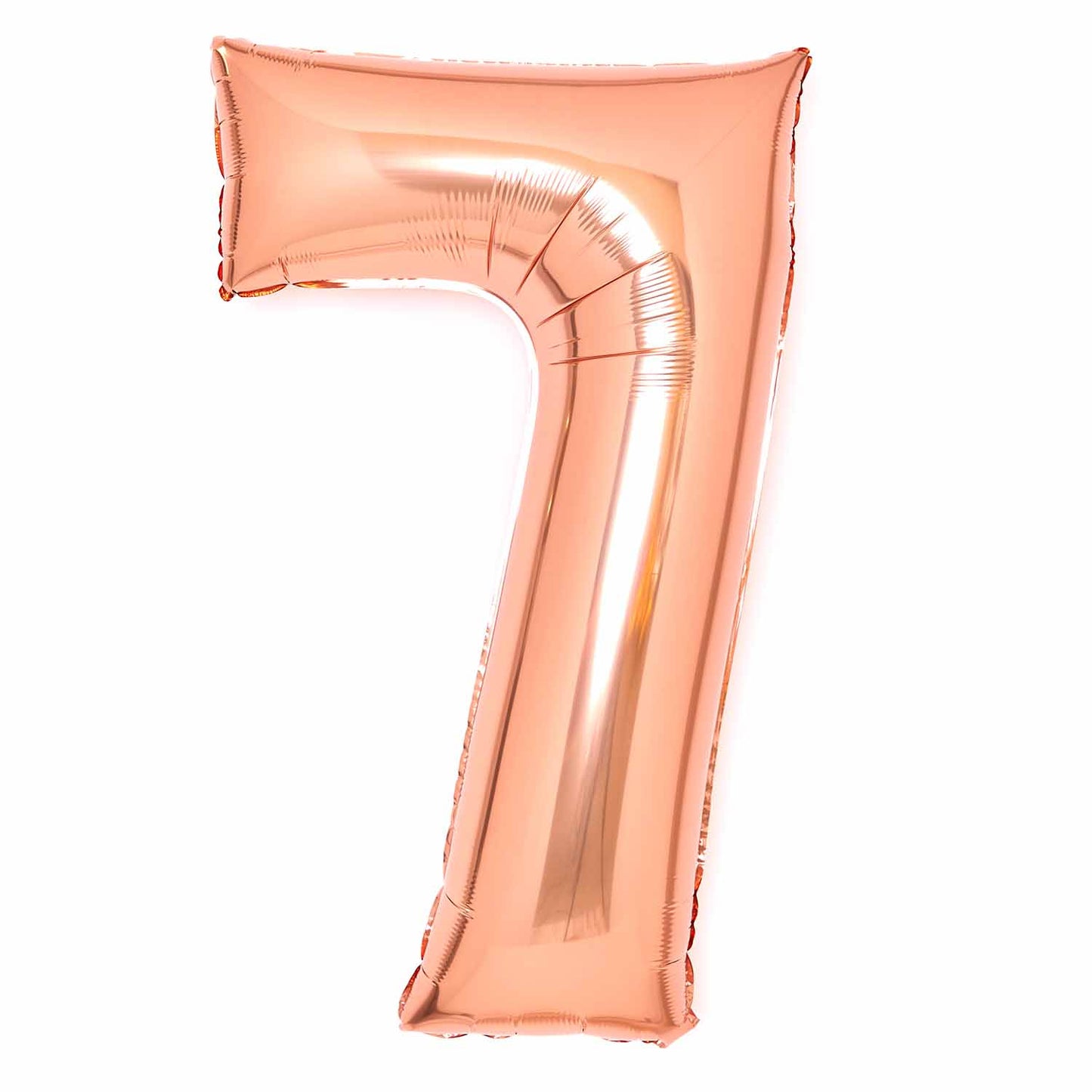 Rose Gold Number 7 Balloon - 34" Foil