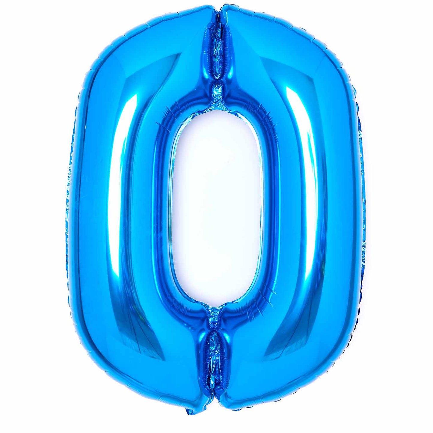 Blue Number 0 Balloon - 34" Foil