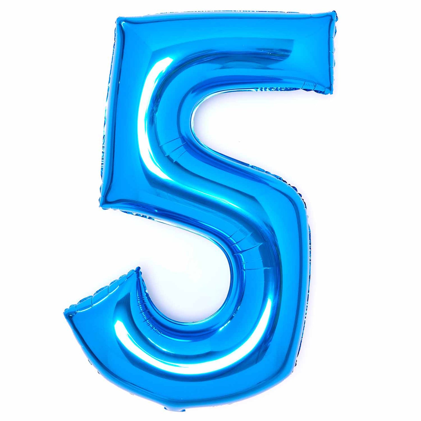 Blue Number 5 Balloon - 34" Foil