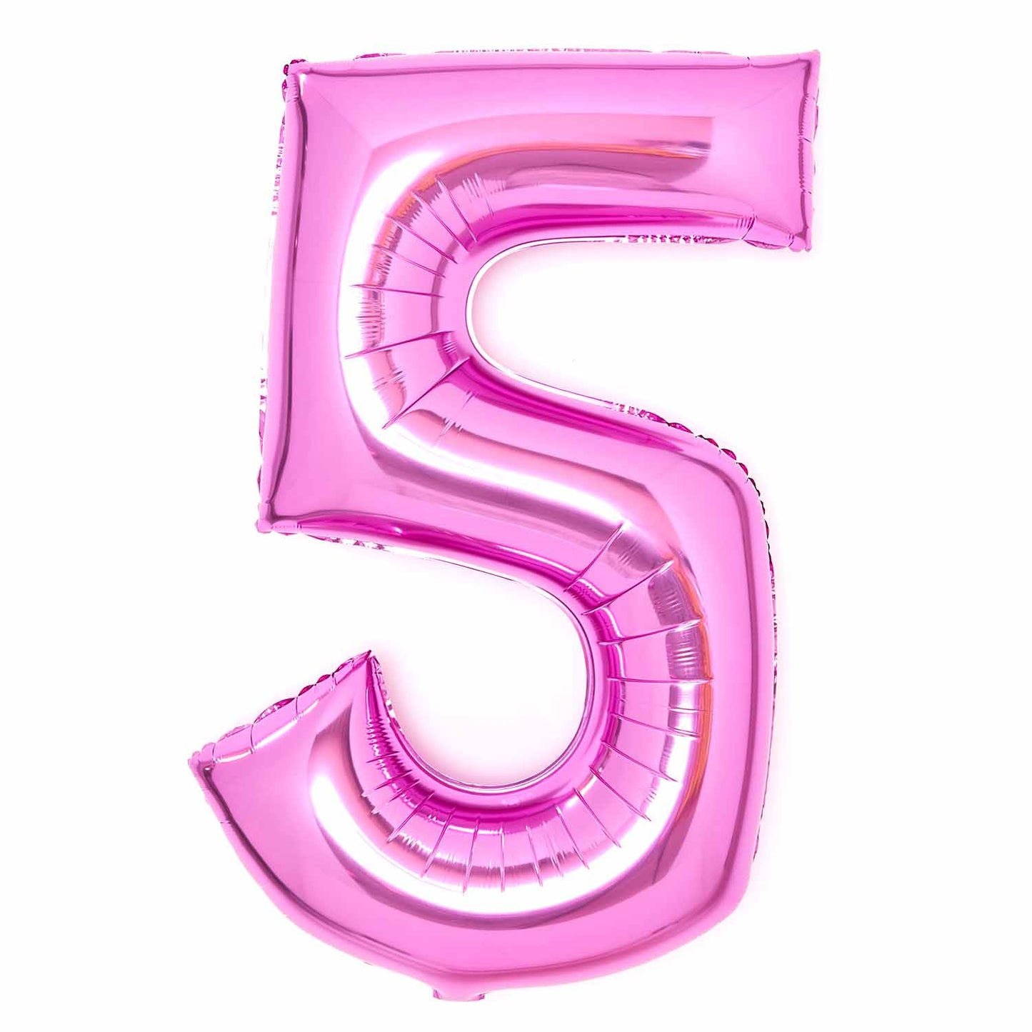 Pink Number 5 Balloon - 34" Foil