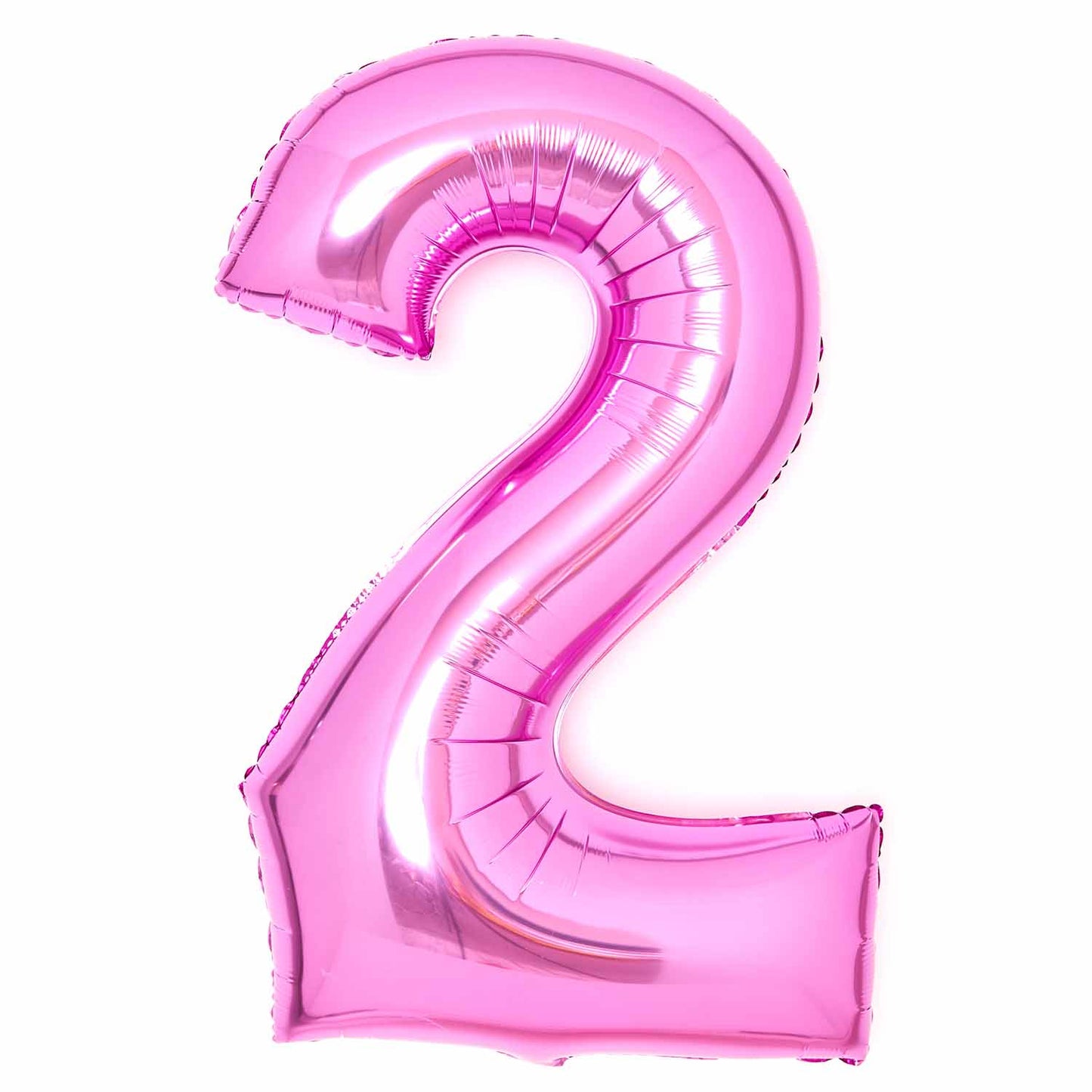 Pink Number 2 Balloon - 34" Foil