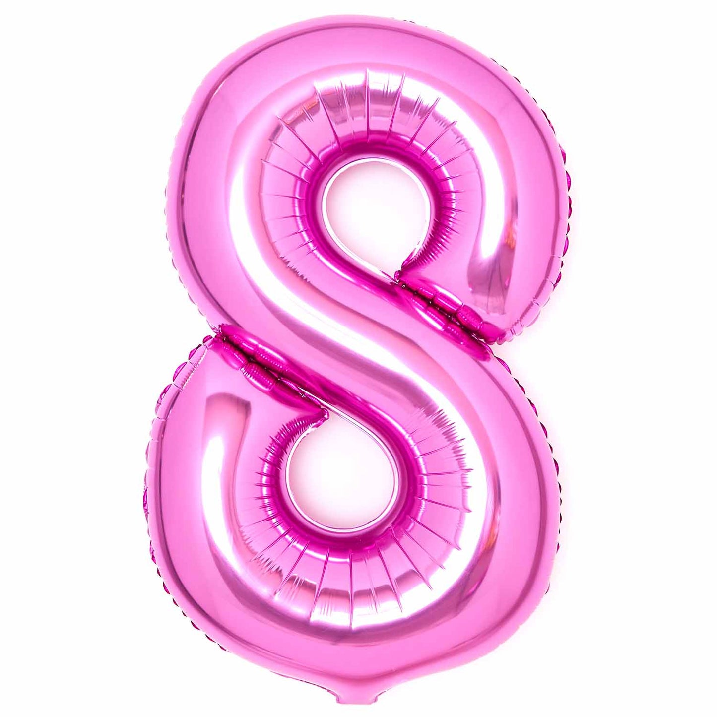 Pink Number 8 Balloon - 34" Foil
