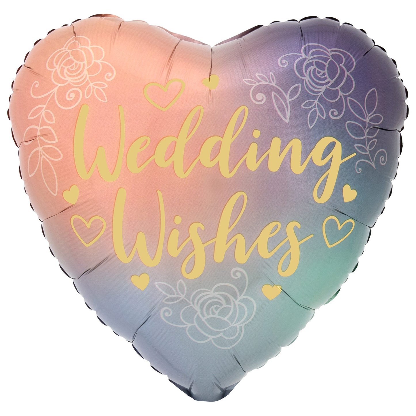 Twilight Lace Wedding Standard Balloons - 18" Foil