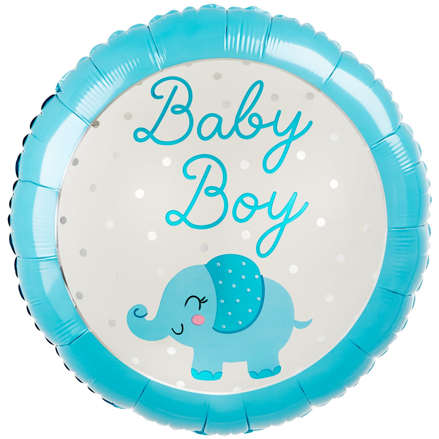 Baby Boy Elephant Foil Balloons - Foil 18"