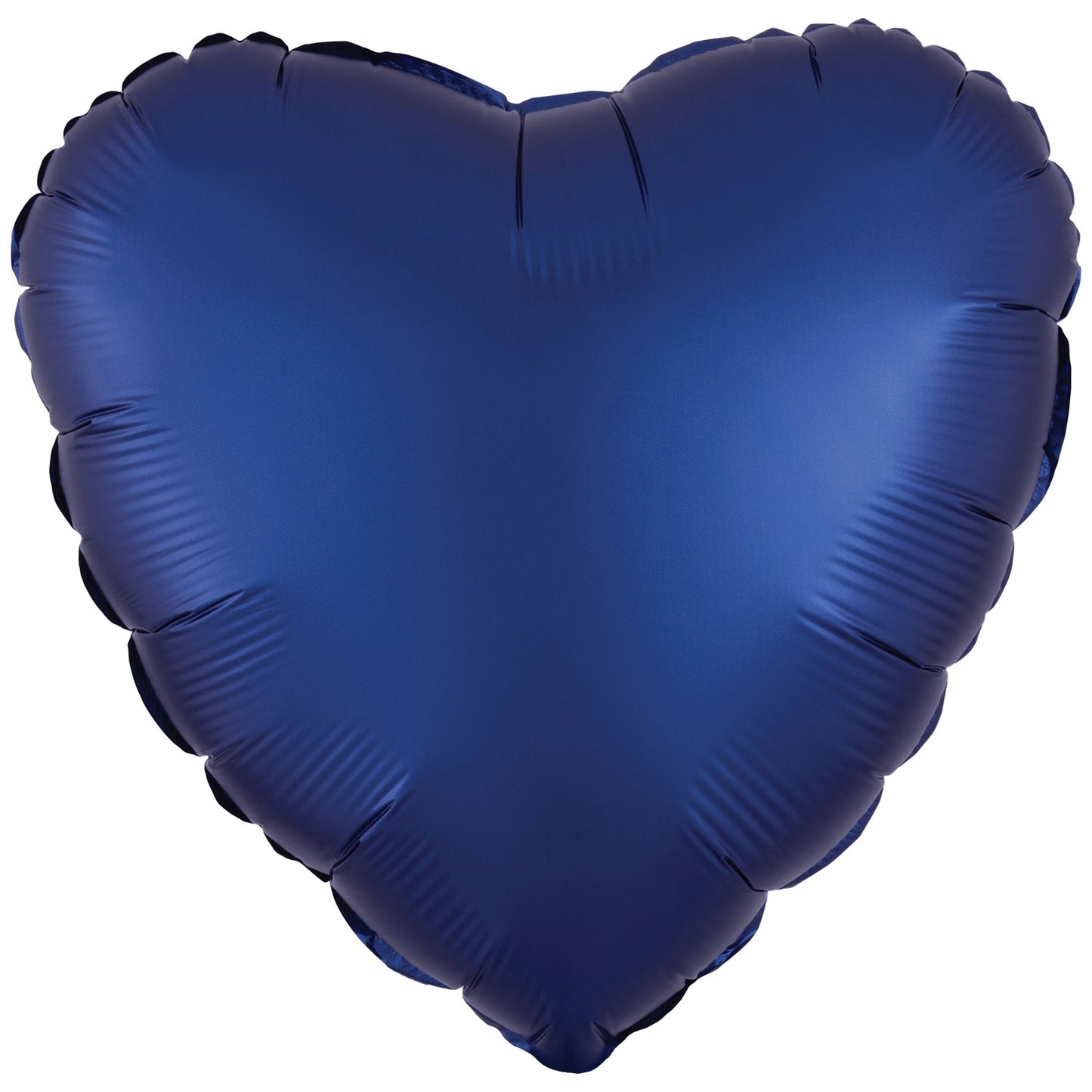 Silk Lustre Navy Blue Heart Standard Foil - 18" Foil (10 PACK) UnPackaged