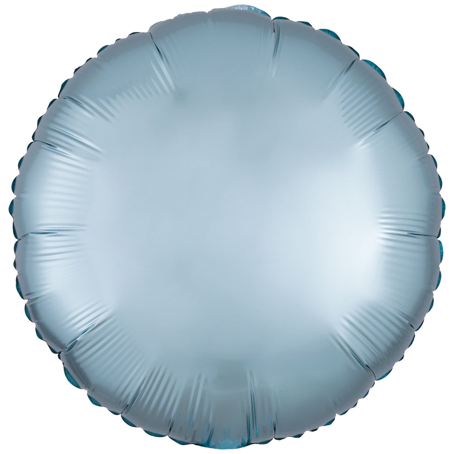 Silk Lustre Pastel Blue Round Standard Foil - 18" Foil (10 Pack) UnPackaged