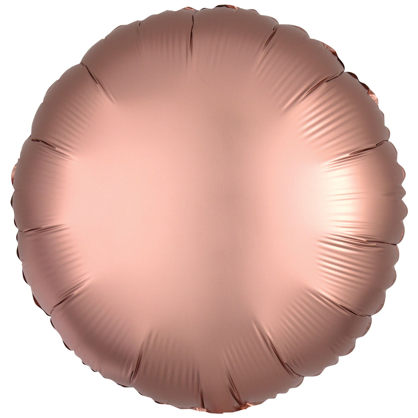 Silk Lustre Rose Copper Round Standard Foil - 18" Foil (10 Pack) UnPackaged