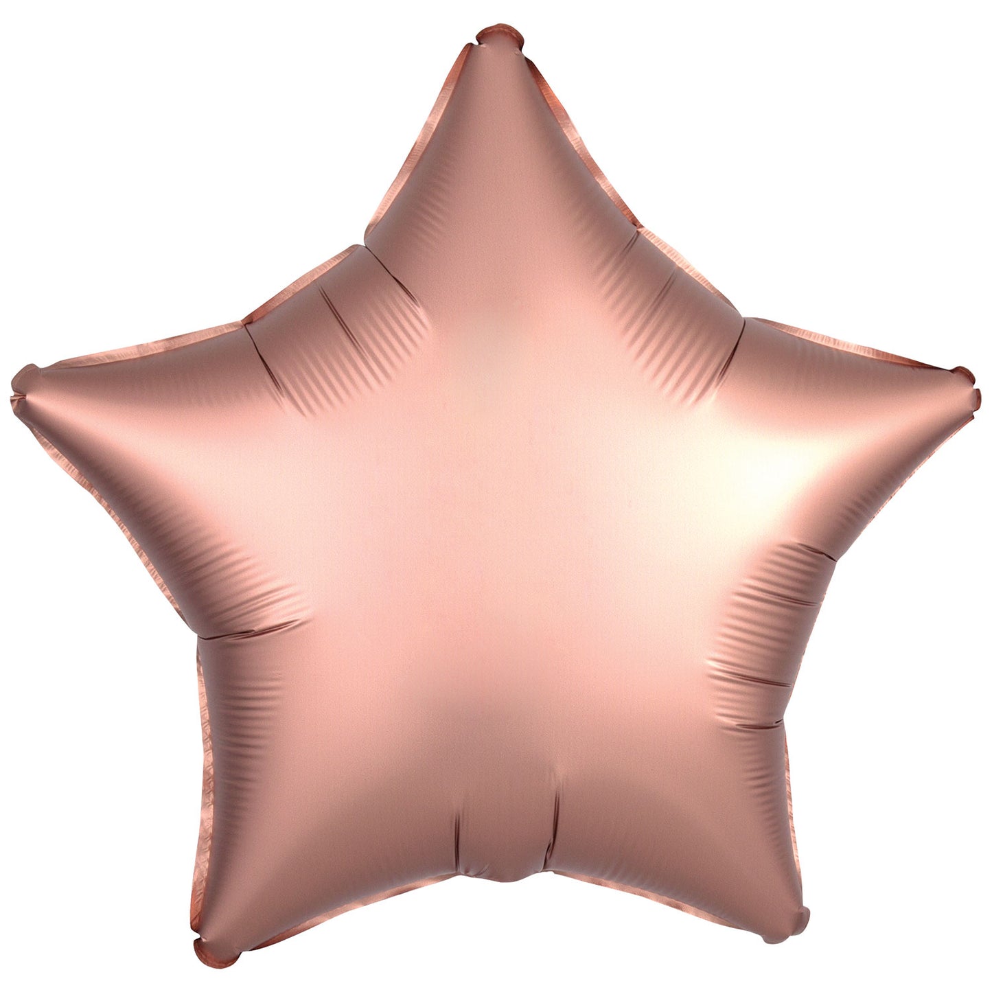 Silk Lustre Rose Copper Star Standard Foil - 18" Foil (10 PACK) UnPackaged
