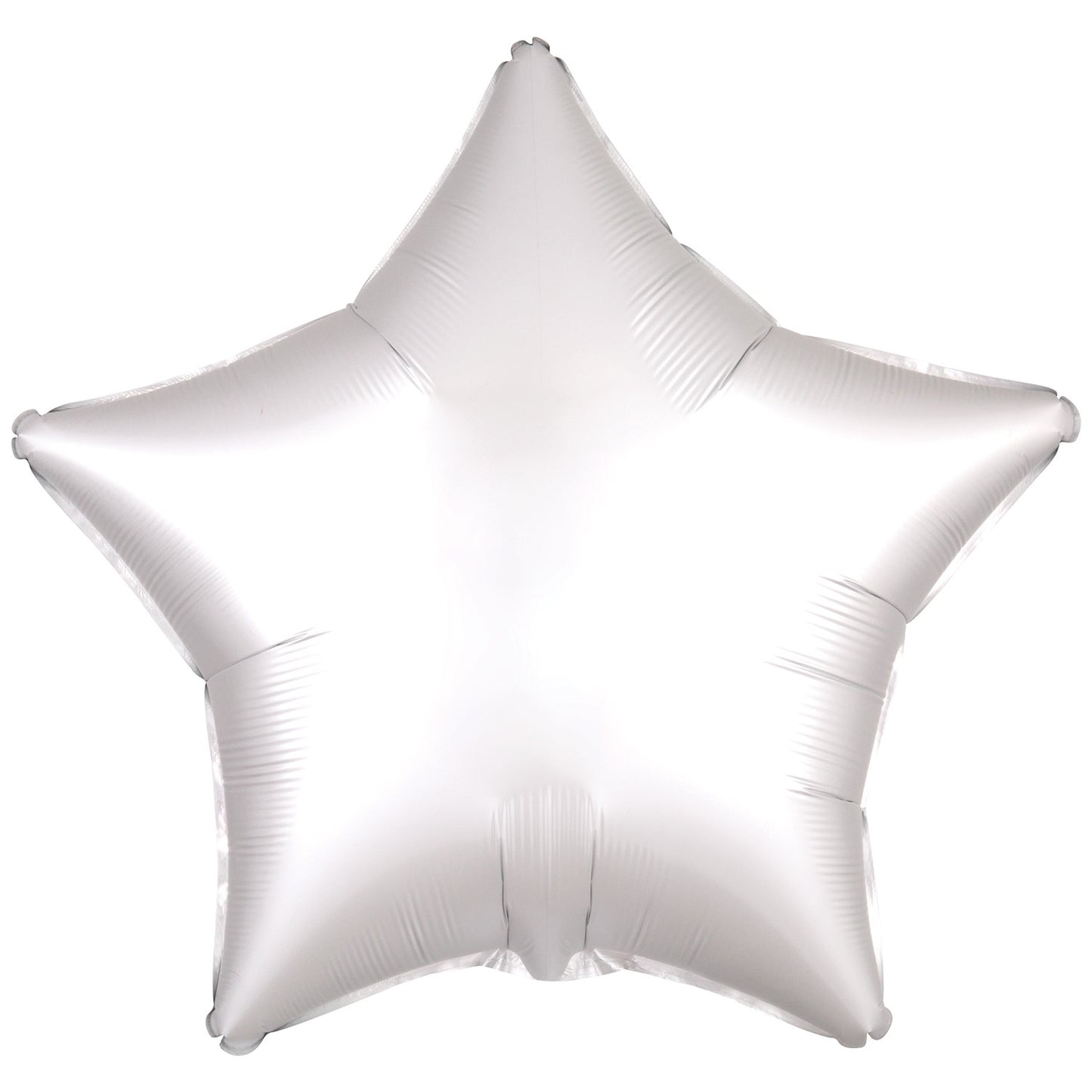 Silk Lustre White Star Standard Foil - 18" Foil (10 PACK) UnPackaged