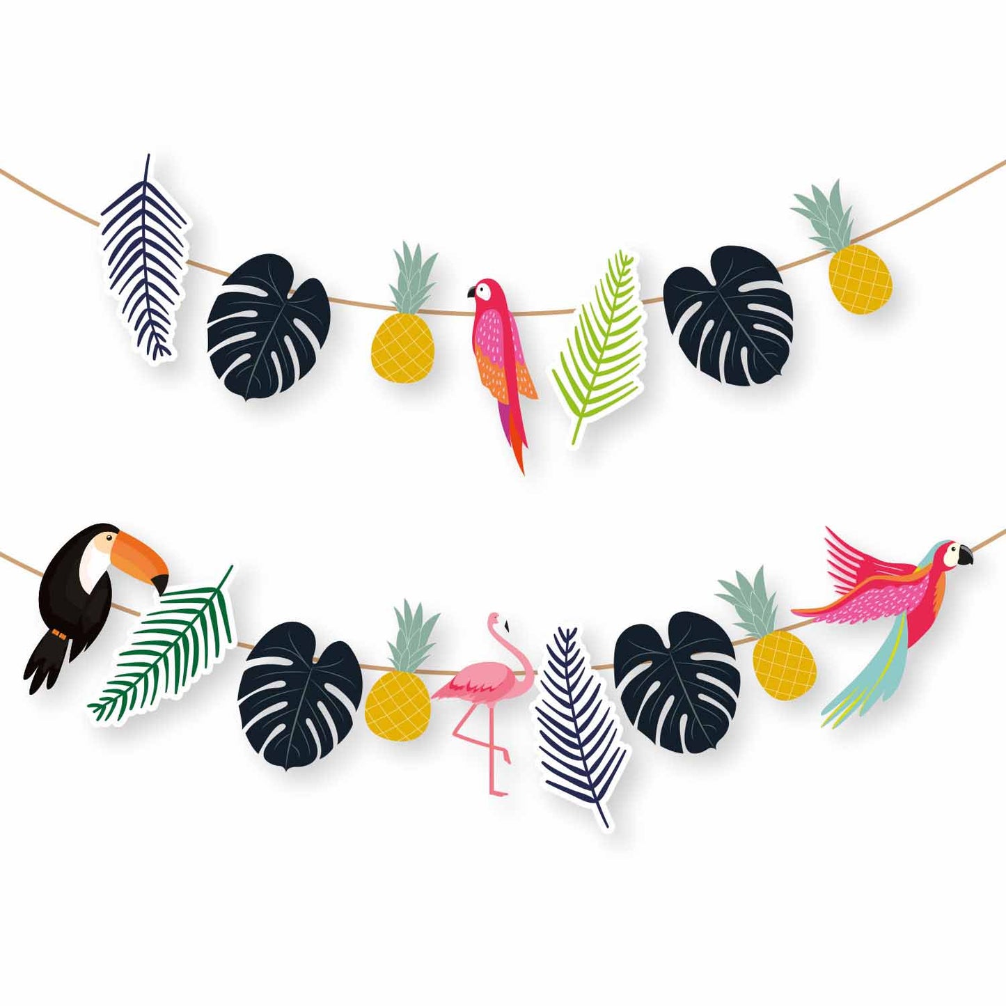 Club Tropicana Paper Garlands (2.0m)