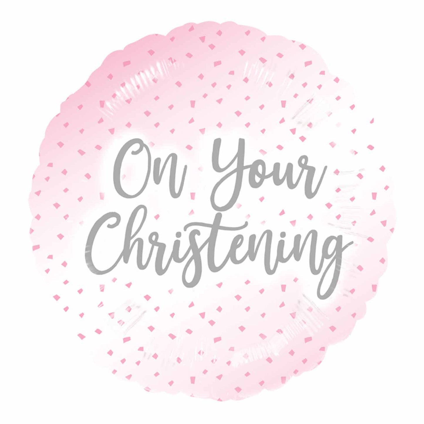 Pink Christening Standard Foil - 18"