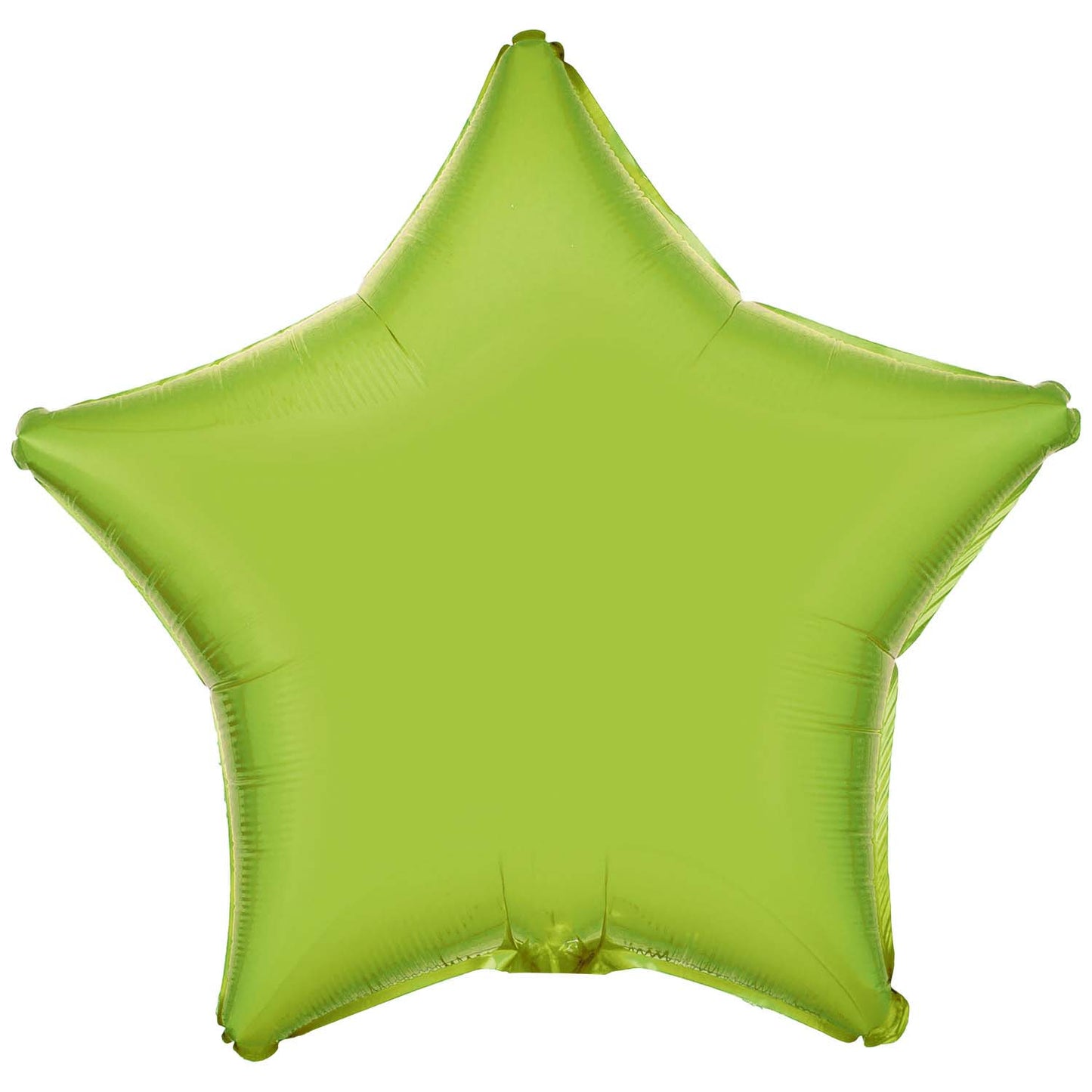 Metallic Lime Green Star Standard Foil - 18" foil (10 Pack)