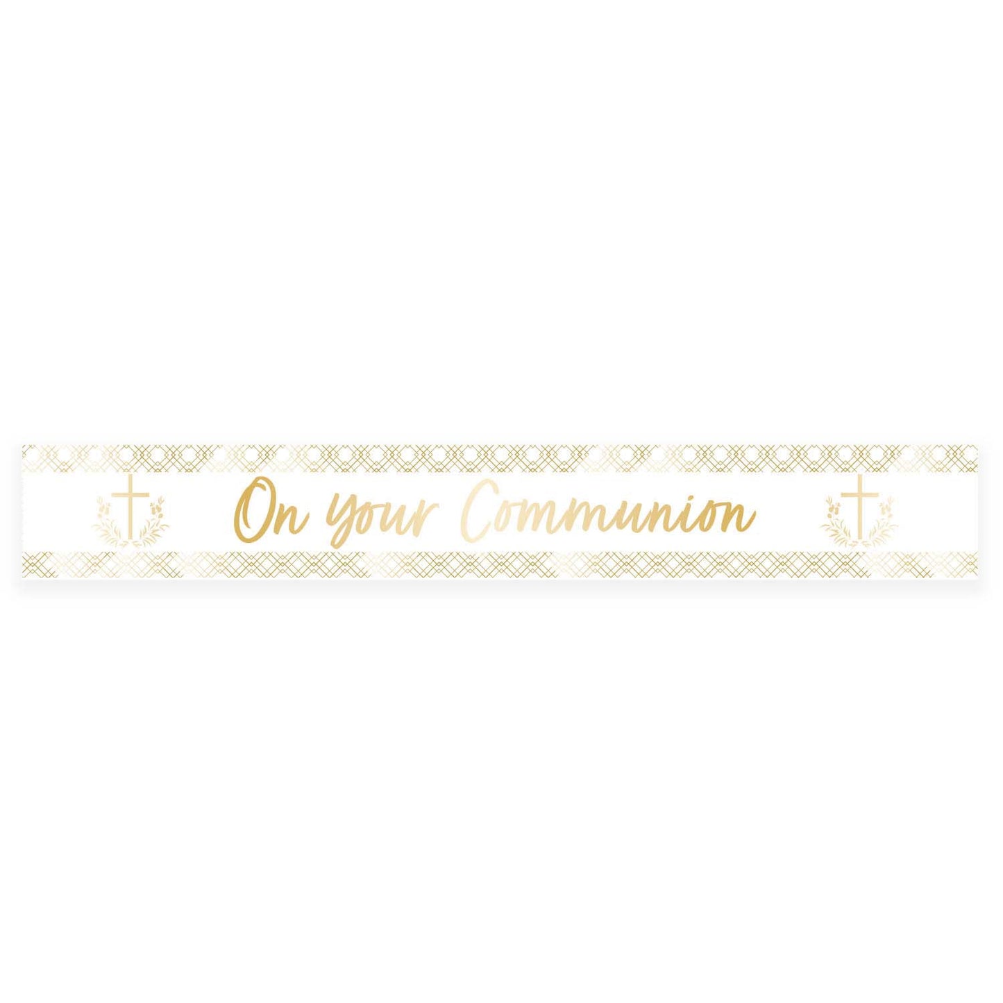 Botanical Celebration Communion Foil Banners 2.7m - (1ct)