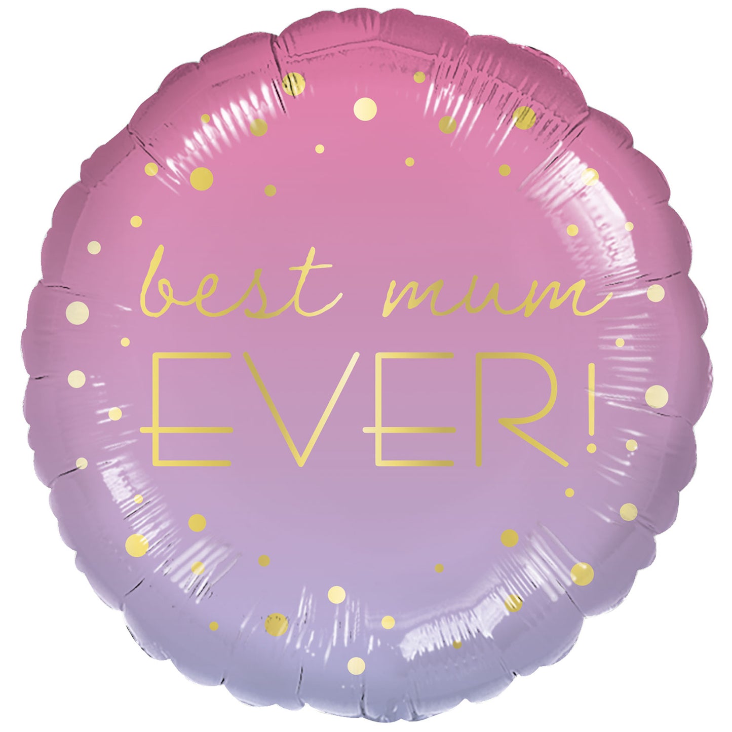 Best Mum Ever Ombre Standard Balloon - 18" Foil