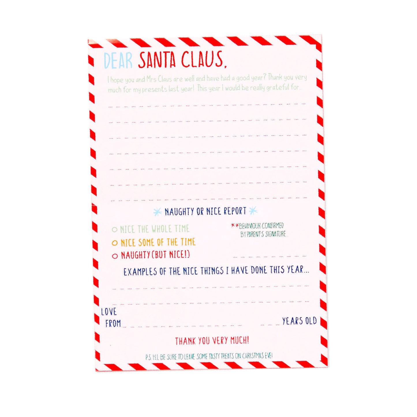LETTER TO SANTA - 6 PKG/4