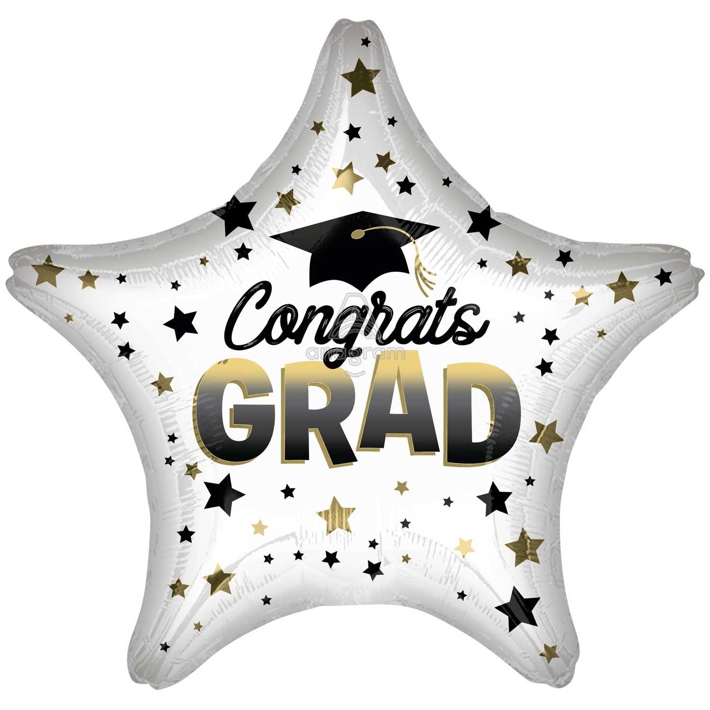 Diffused Ombre Congrats Grad Standard Balloon - 18" Foil