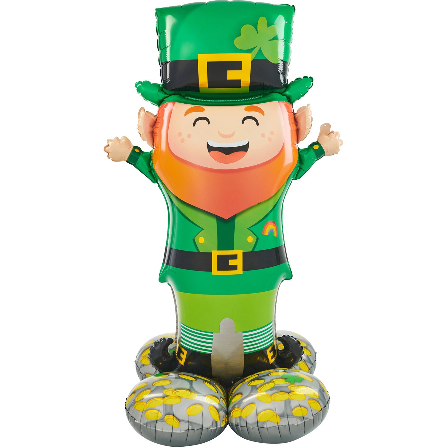 St. Patrick's Lucky Leprechaun AirLoonz - Foil Balloons 31"/78cm w x 53"/134cm h