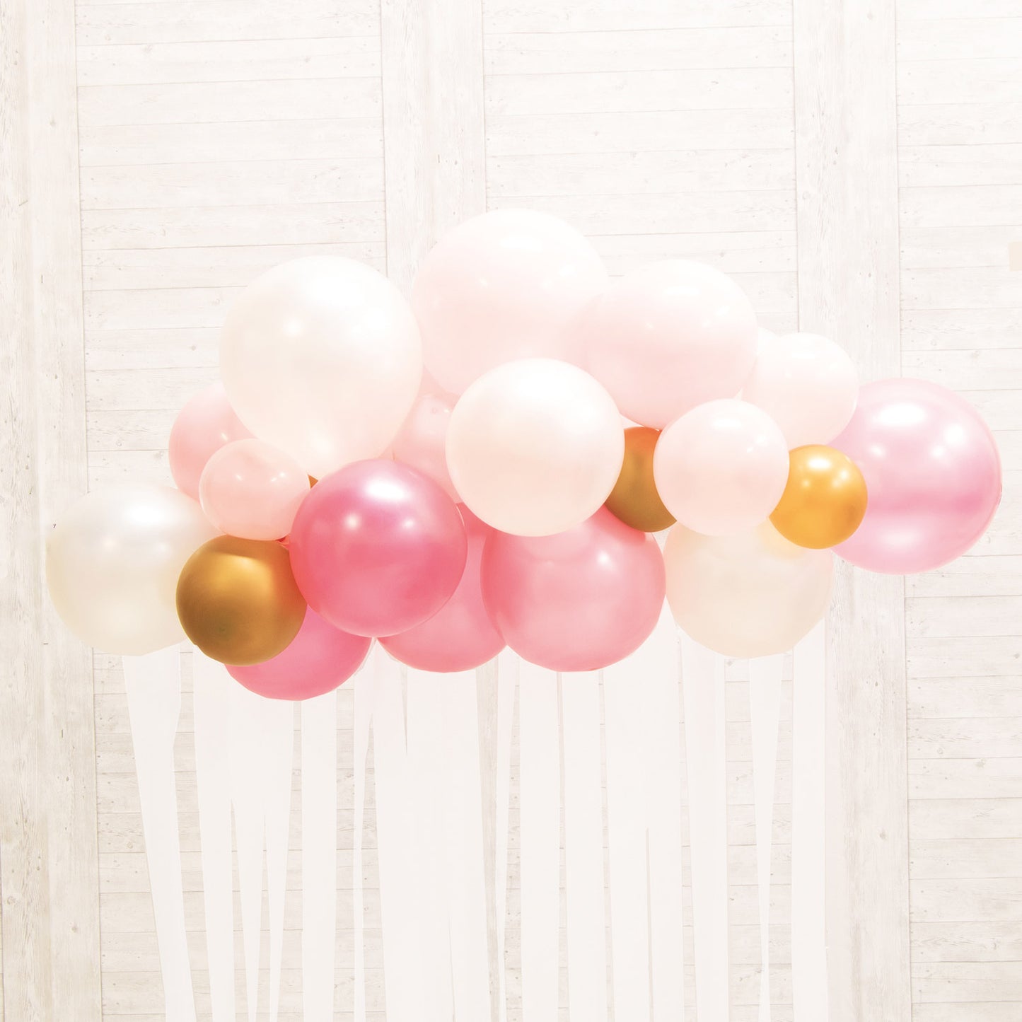 Pink Botanical Celebration Latex Balloon Backdrops- (Contains 39 Balloons)