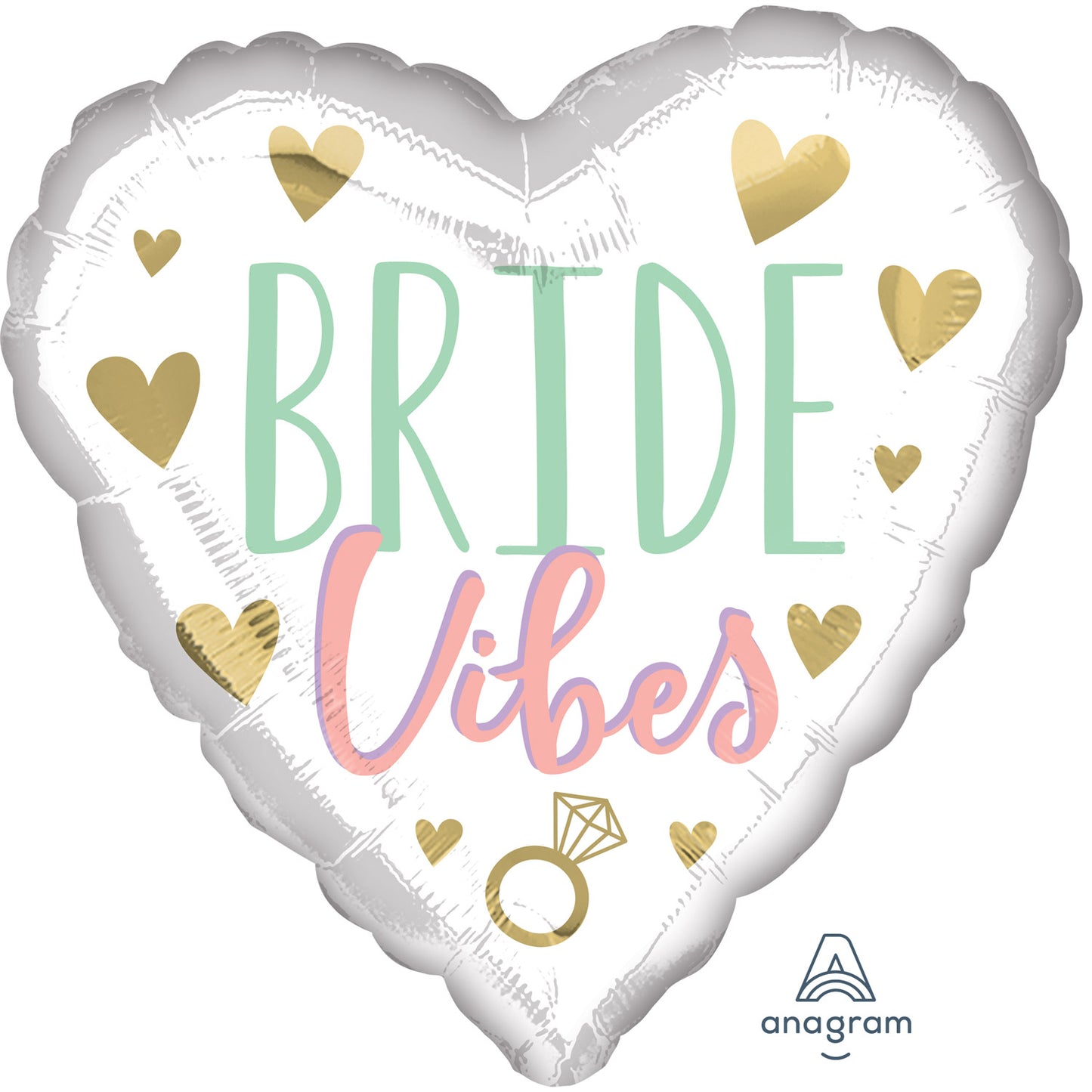 Bride Vibes Bridal Shower Balloon - Foil 18"