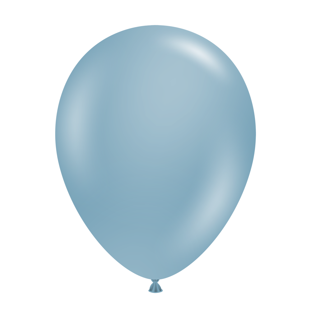 Pastel Blue Slate Balloons -11" Latex (100ct)