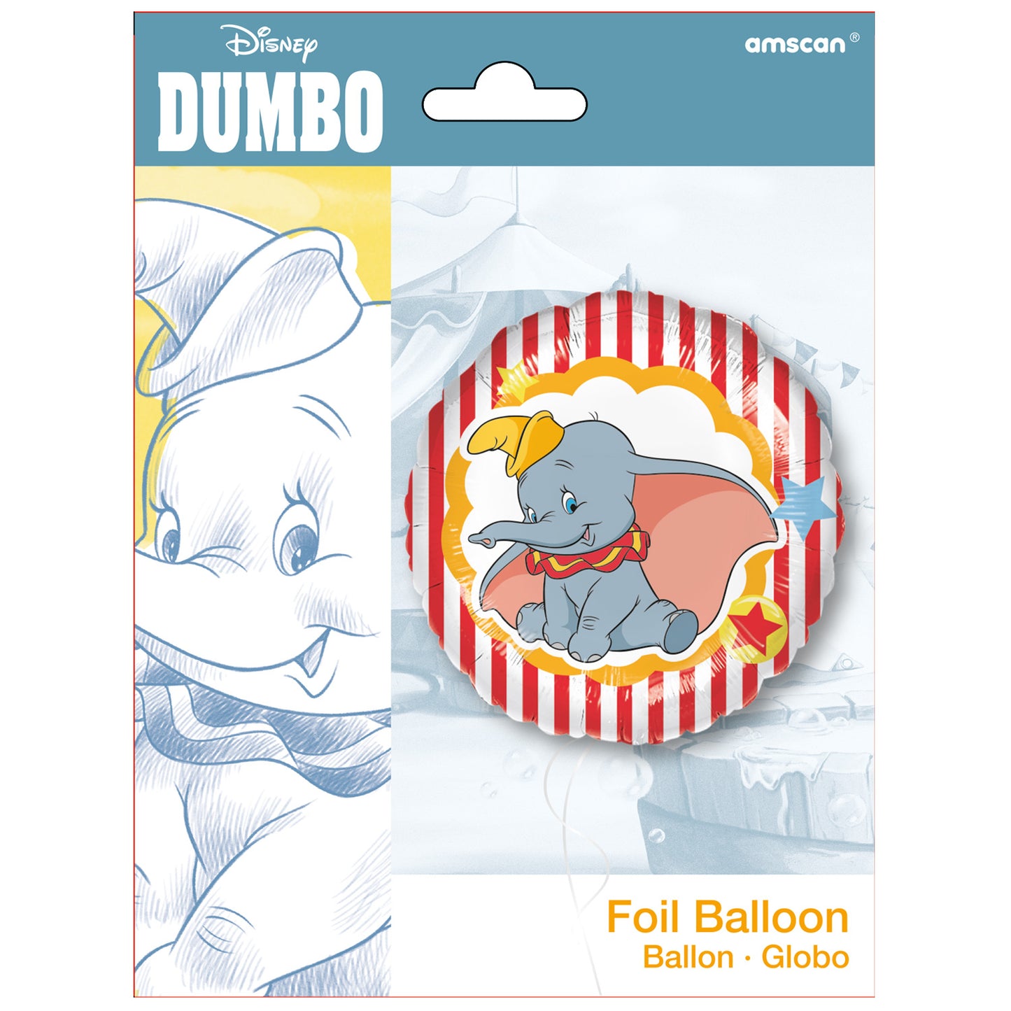 Dumbo Standard Foil Balloons - 18" Foil