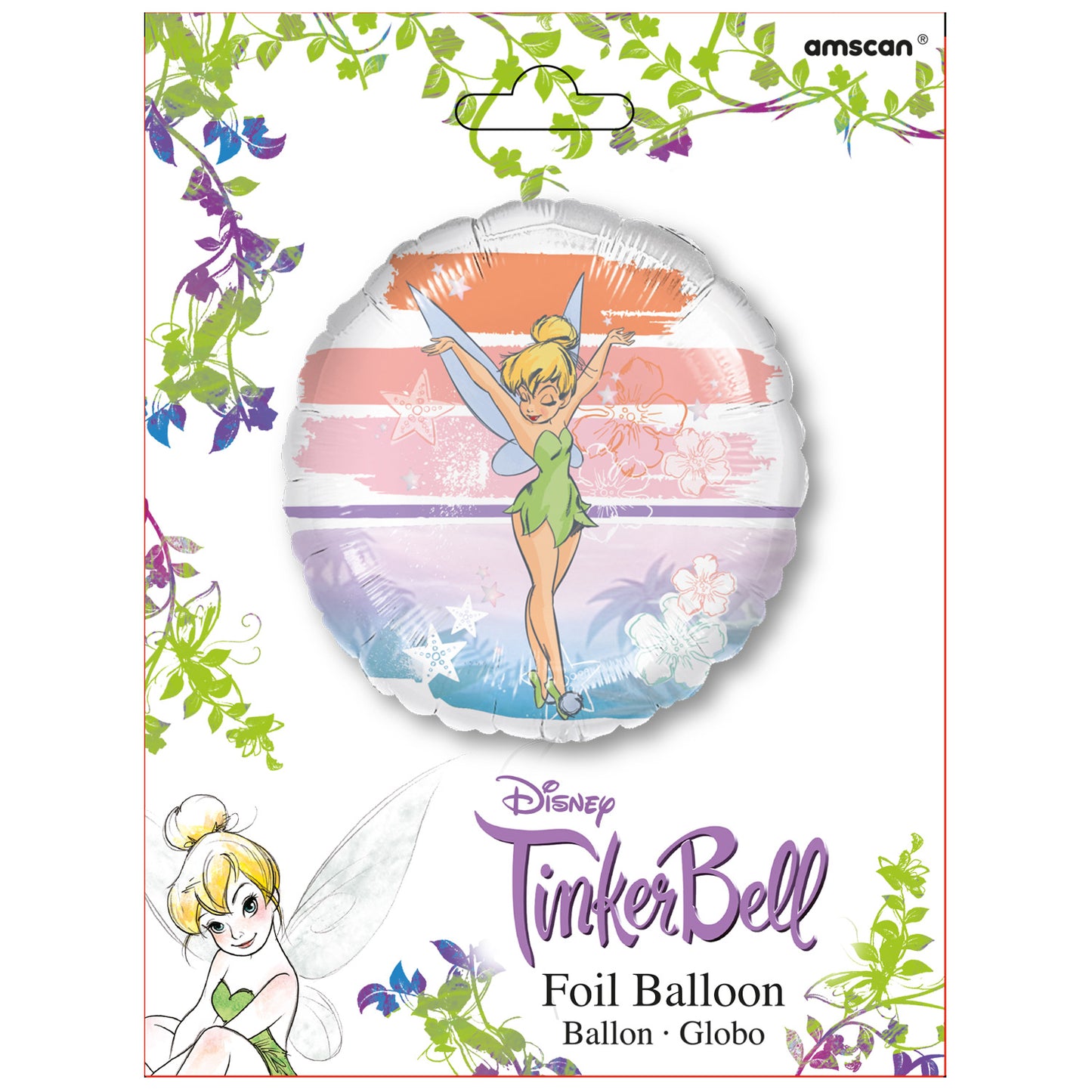 Tinkerbell Standard Foil Balloons - 18" Foil
