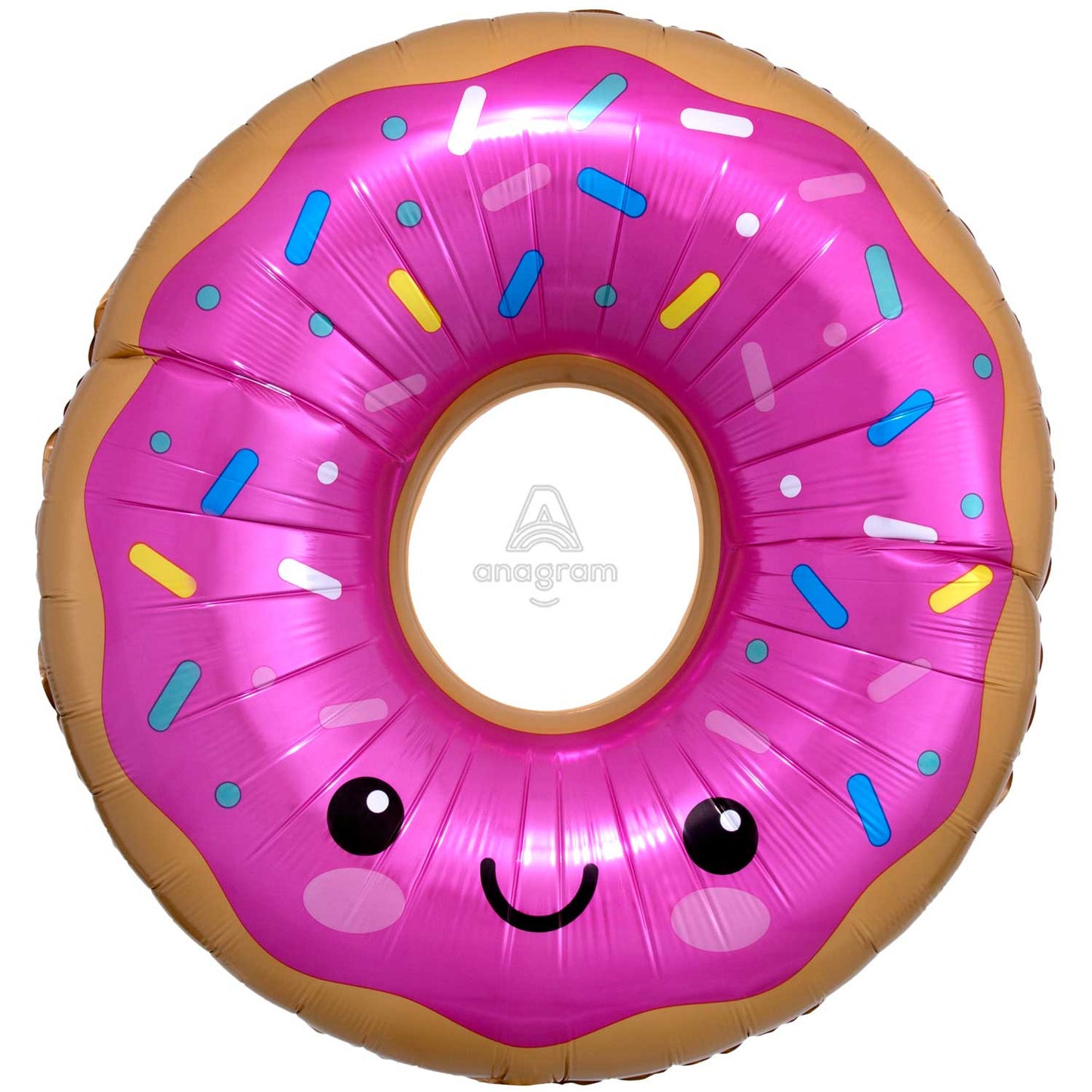 Donut SuperShape Balloon - Foil 27"/68cm x 27"/68cm