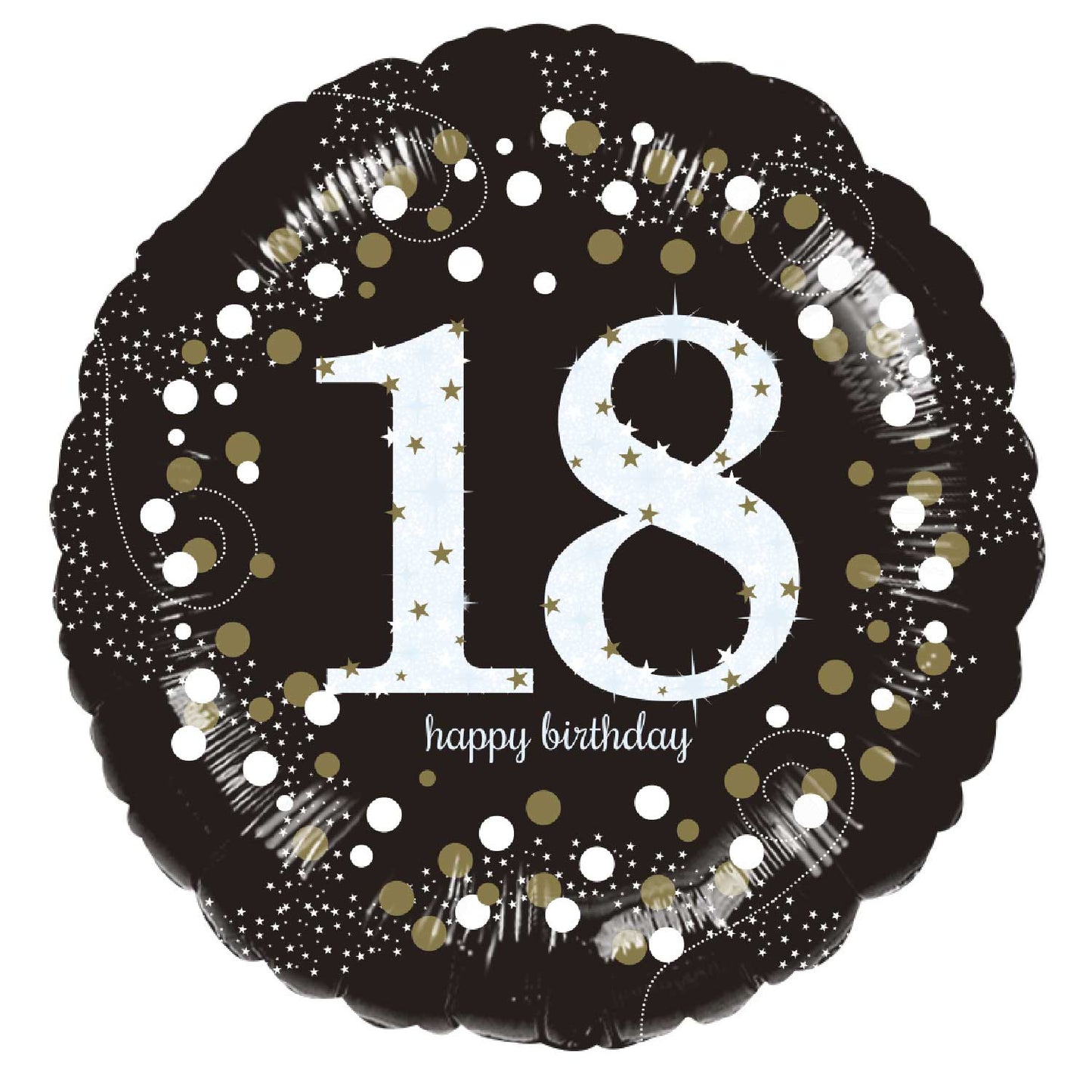 Age18 Birthday Sparkling Celebration Balloon - 18" Foil