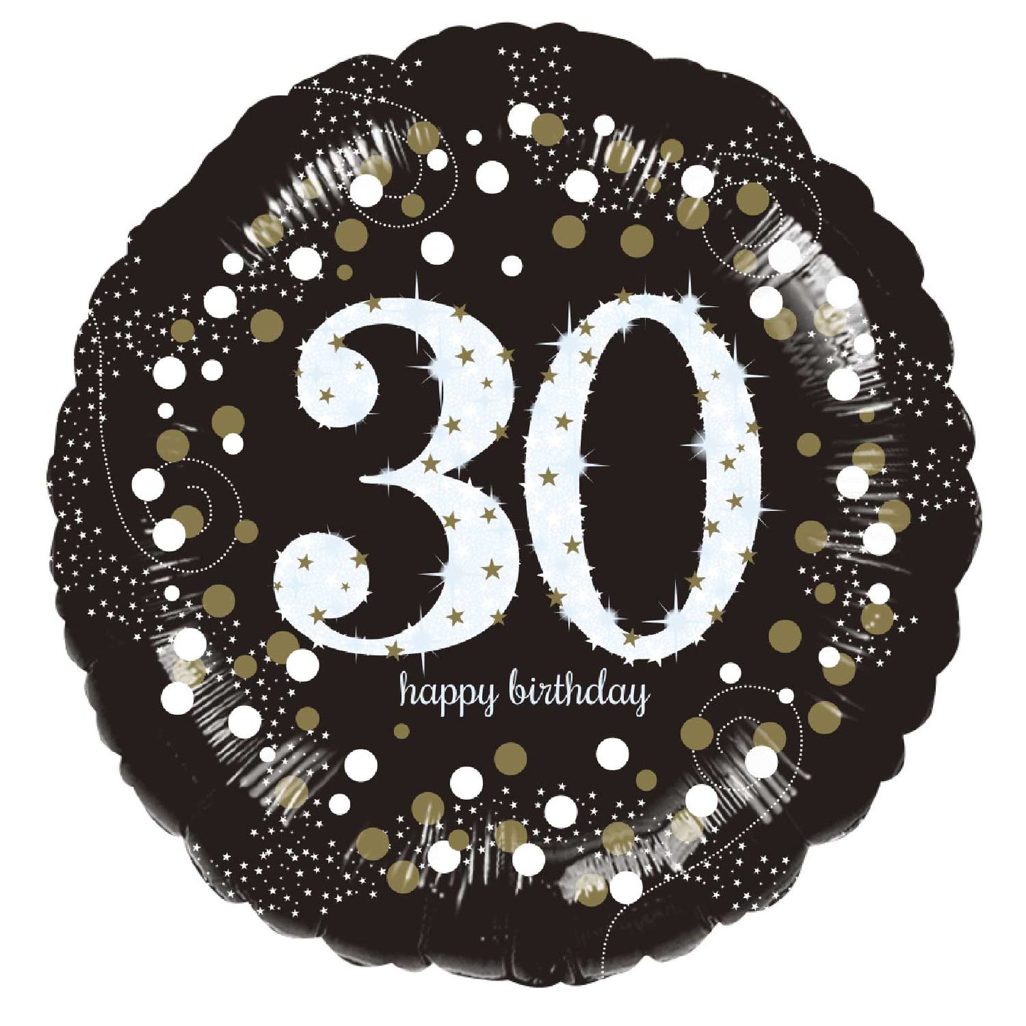 Age 30 Birthday Sparkling Celebration Balloon - 18" Foil
