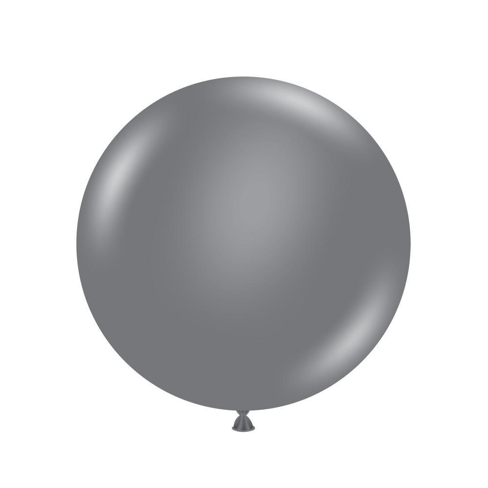 Pastel Gray Smoke Balloons - 17" Latex (5ct)