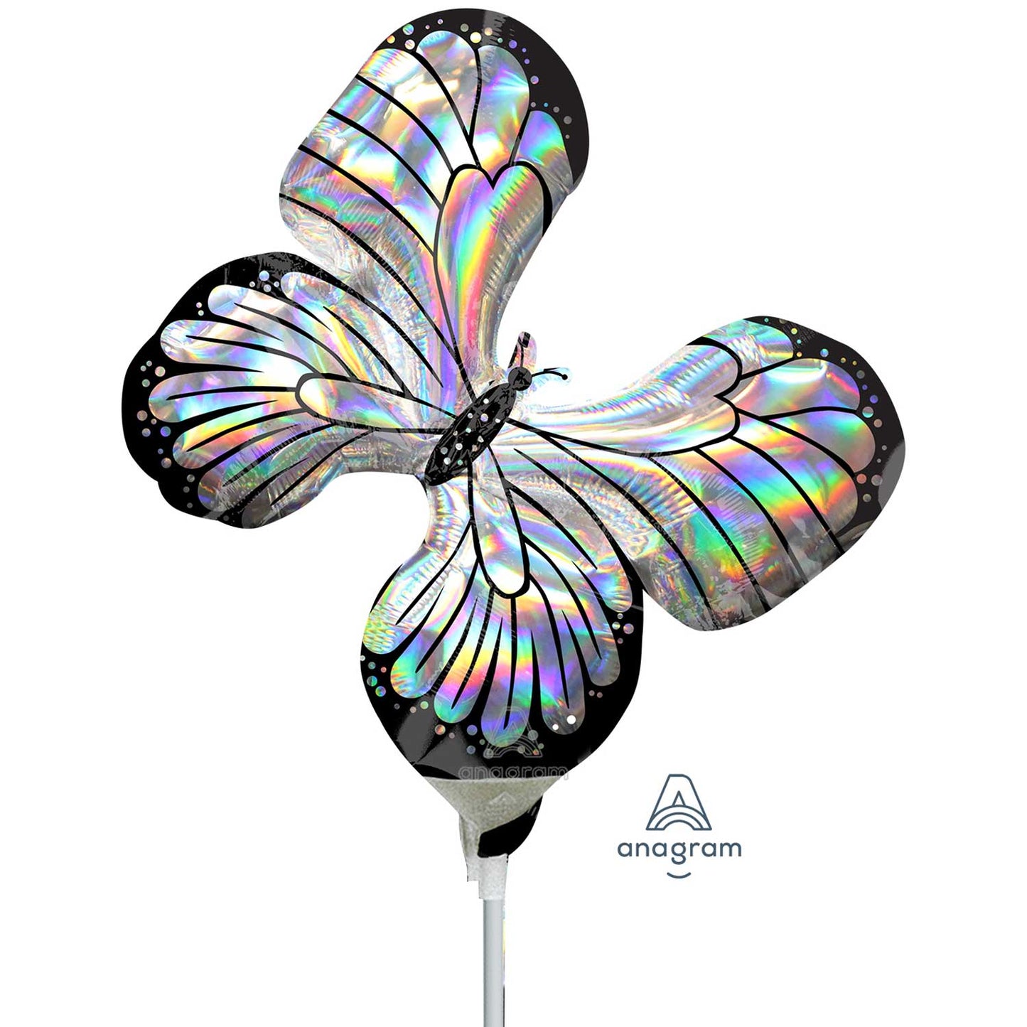 Iridescent Butterfly Mini Shape Balloon - Foil 14"