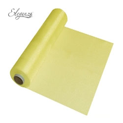 Yellow Soft Sheer Organza - 29cm x 25m