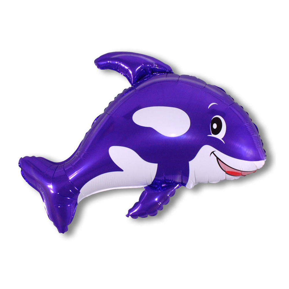Purple Whale Supershape - Foil
