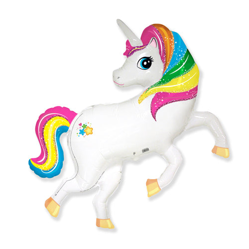 Rainbow Unicorn Supershape Balloon - Foil