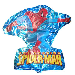 Blue The Amazing Spiderman Mini Shape Air-Filled Balloon – Foil 14"