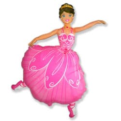 Ballerina Mini Shape Air-Filled Balloon – Foil