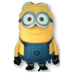Minions Dave Mini Shape Air-Filled Balloon – 14" Foil