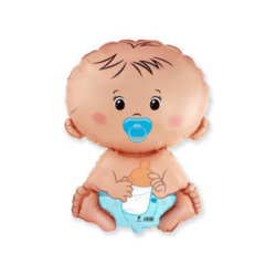Baby Boy Blue Mini Shape Balloon – Foil