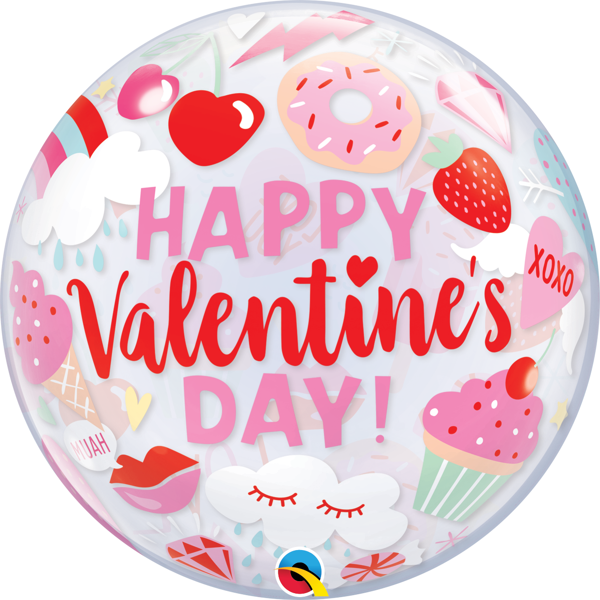 Everything Valentine's Balloon - 22" Bubble