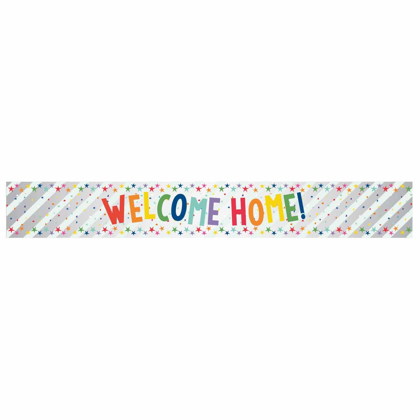 Welcome Home Multi-coloured Banners 2.7m - 6 PC