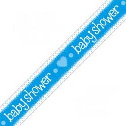 Baby Shower Blue Banner - (6ct)