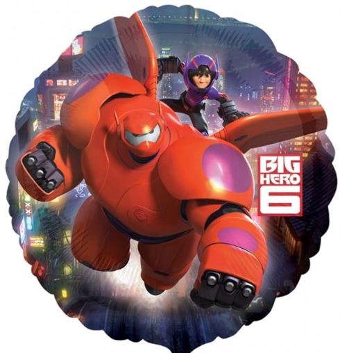 Big Hero 6 Round Balloon - 18" Foil