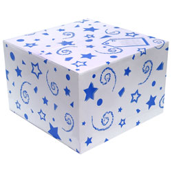Blue Balloon Box - (5 pack) 370 x 370 x 245mm