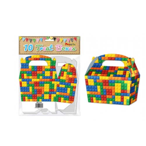 Building Bricks Treat Boxes - (10ct)