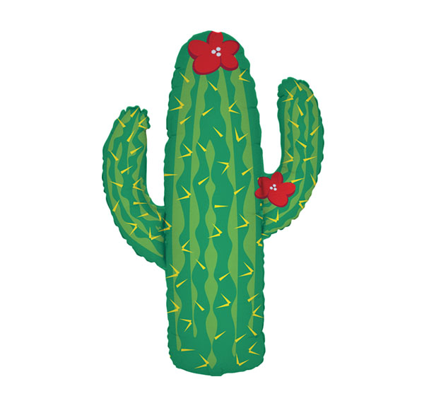 Cactus Supershape Balloon - Foil