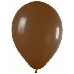 Fashion Solid 076 Chocolate Balloons - 12" Latex (50ct)