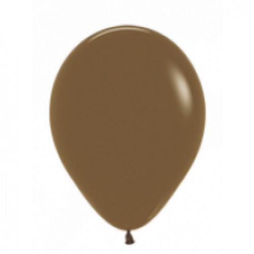 Fashion Solid 074 Coffee Balloons - 12" Latex (50ct)
