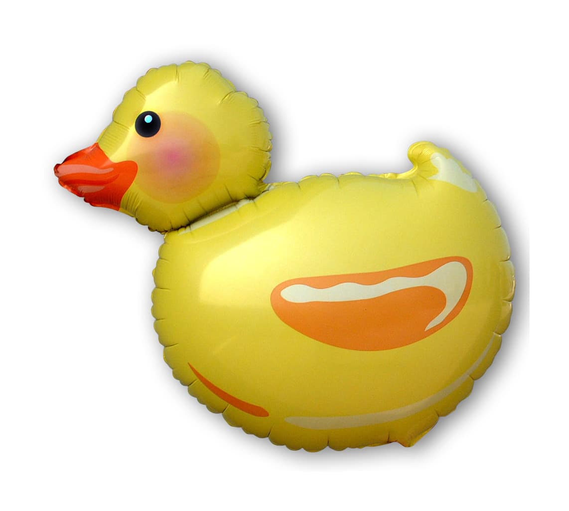 Yellow Duck Supershape Balloon - Foil