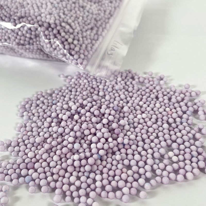 Lilac Polystyrene Beads - 4mm 25g